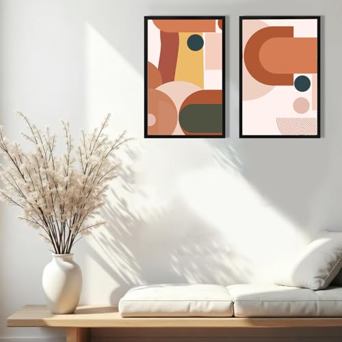 Veleclo 11x17 Picture Frame Set of 2, 11 x 17 Black Picture Frame with HD Plexiglas, 11 by 17 Poster Frame, Display Frame ...
