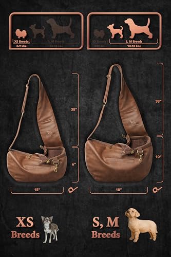 Noah & Paw Dog Sling Carrier for Small Dogs 5-18lb, Dog Sling for Small Dogs and Cats, Dog Carrier with Adjustable Padded ...