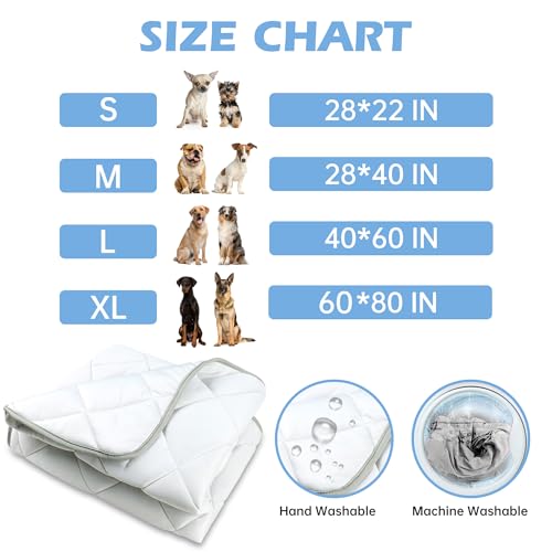 ZINGTERRA Dog Cooling Mat, Cat Self Cool Ice Pads,Lightweight Pet Pad Blanket Bed Cover,Puppies Summer Cool Tech Fabric,Wa...