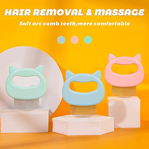 Cat Comb Pet Short Long Hair Removal Massaging Shell Comb Soft Deshedding Brush Grooming And Shedding Matted Fur Remover M...