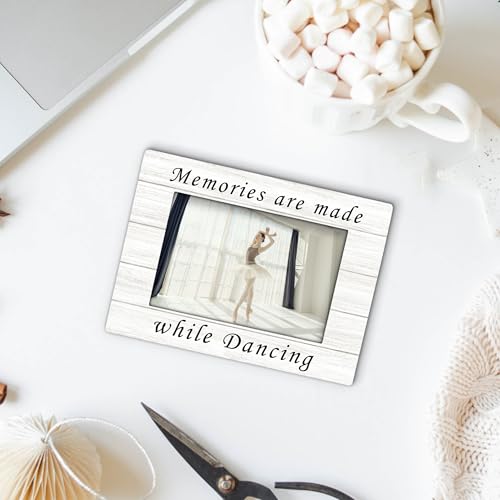 Foyoulame Dance Picture Frame 4x6, Dance Recital Gifts Wooden Picture Frame, Ballerina Tap Recital Gifts for Dancer, Memor...