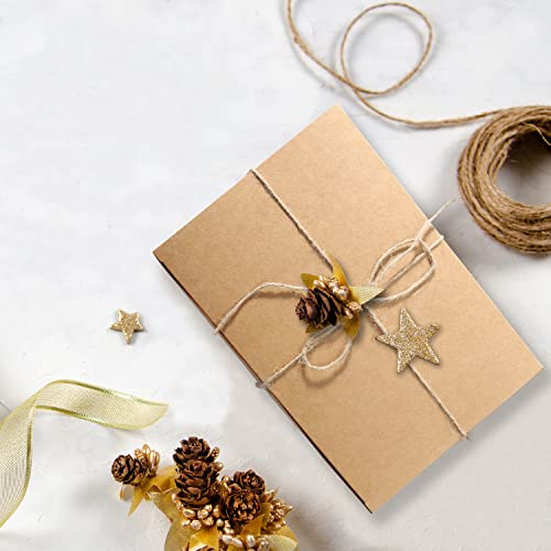 10 Pack Brown Gift Boxes, 9.45x6.5x4 Inches Kraft Paper Boxes with Lids for Valentine's, Birthday party, Wedding, Cupcake ...