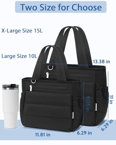 Lunch Box Tote Bag - Versatile Soft Insulated Lunchbox for Women - Lightweight Stylish Simple Lunch Pail Reusable Large Co...
