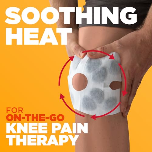 ThermaCare Knee HeatWraps - Targeted Knee Pain Relief with 8-Hour Therapeutic Heat - Flexible, Discreet, Drug-Free Portabl...