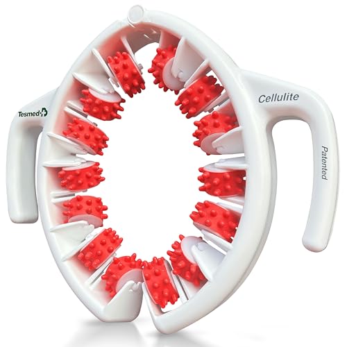 TESMED Cellulite Manual Massager : Made in Italy, Patented with Converging & Diverging Roller Technology. Anti Cellulite R...