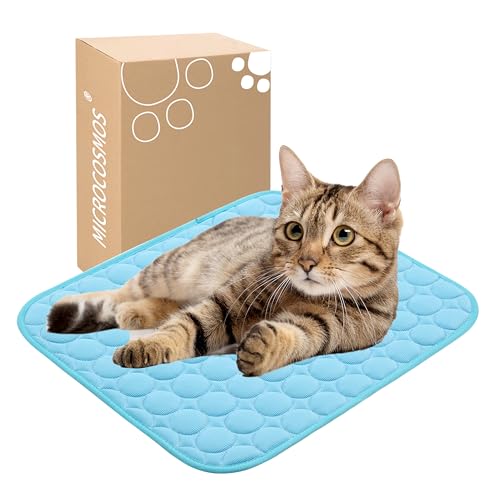 MICROCOSMOS Summer Cooling Mat & Sleeping Pad- Water Absorption Top, Materials Safe, Easy Carry, EZ Clean. Keep Cooling fo...