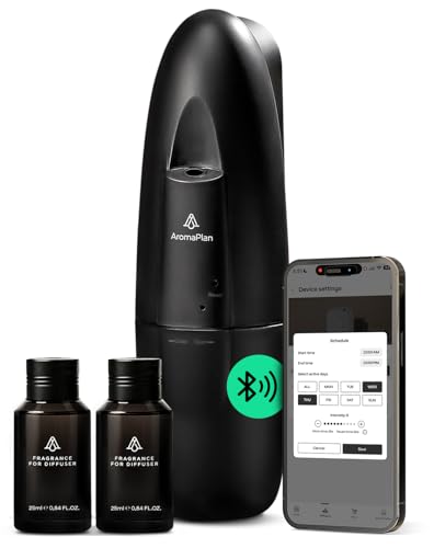 AromaPlan 5 Star Collection Plug in Diffuser (2 Fragrances Included)-Cold Air & Waterless Diffusers for Home & Office- Sil...