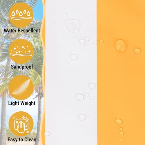 Iioscre Beach Bag for Women, Causal Hobo Pool Bags with Zipper Inner Pocket, Foldable Swim Tote Bag for Vacation Essentials