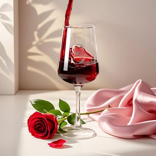 Mothers Day Gifts for Mom Grandma Wife Daughter Her, Personalized Initial Wine Glasses Custom Gift, Birthday Gifts for Wom...