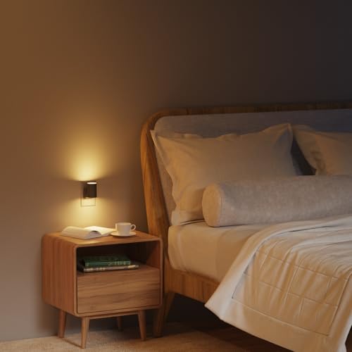 NOVELUX ETL Certified 2700K Night Lights, Modern Night Lights Plug into Wall, Dusk to Dawn Light Sensor Nightlights, Warm ...