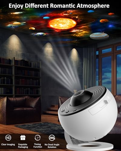Planetarium Projector for Bedroom,13 in 1 Star Projector Galaxy Light,Ceiling Night Light Milky Way Mood Lighting with 36...