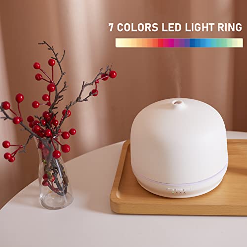 Kakoda Ceramic Essential Oil Diffusers for Home Large Room, Aromatherapy Scent Air Diffuser Ultrasonic Aroma Defusers 500m...