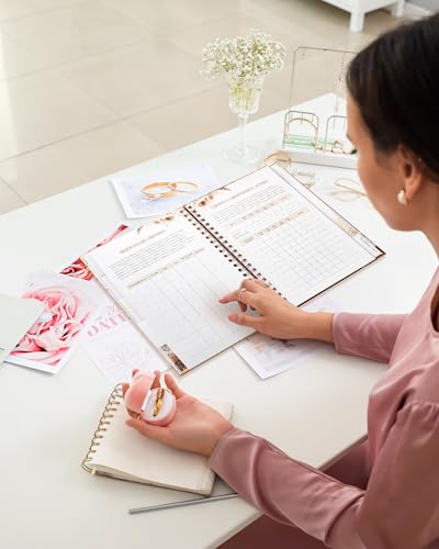 Beautiful Boho Wedding Planner Book and Organizer - Enhance Excitement and Makes Your Countdown Planning Easy - Unique Eng...