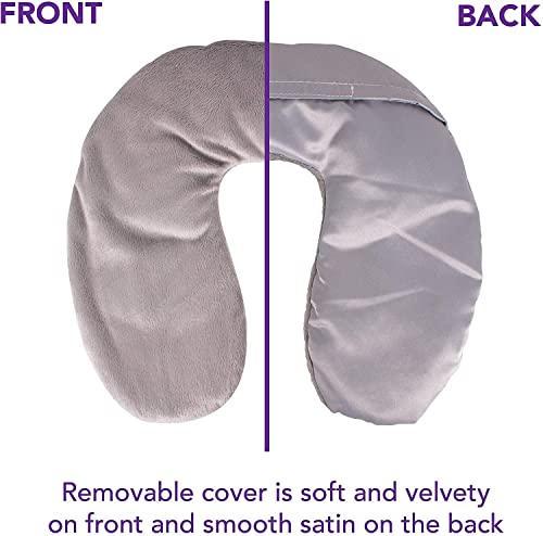 Carex Lavender Neck Wrap Microwavable for Stress Relief - Weighted Microwavable Heating Pad for Neck and Shoulders, Lavend...