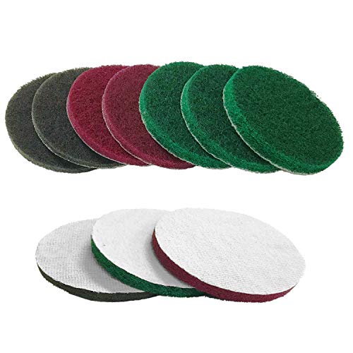 Power Scrubber Pads Drill Attachment, GOH DODD 26 Pieces 4 Inch Headlight Restoration Kit Drill Brush Scouring Cleaning Pa...