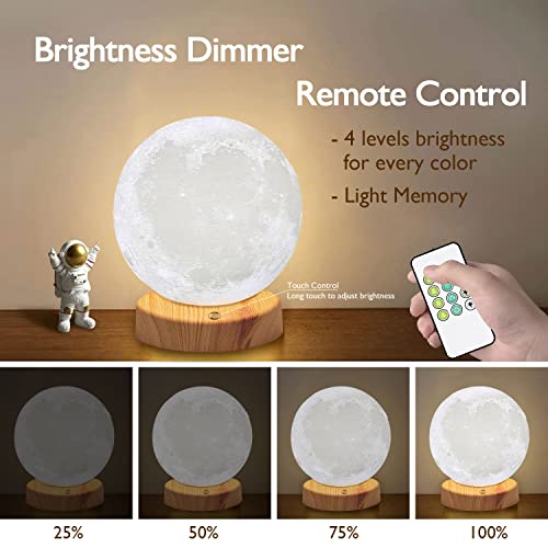 Light Therapy Lamp 10000 Lux, Happy Sunlight Lamps UV-Free with 3 Color Temperatures, Adjustable Brightness,Timer & Memory...