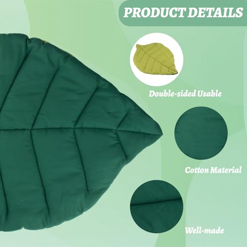 HACRAHO Cat Cooling Mat Pet Leaf Shaped Pad，Leaf Shaped Cotton Soft Warm Pet Pad Blanket for Indoor Bed Couch Sofa Floors ...