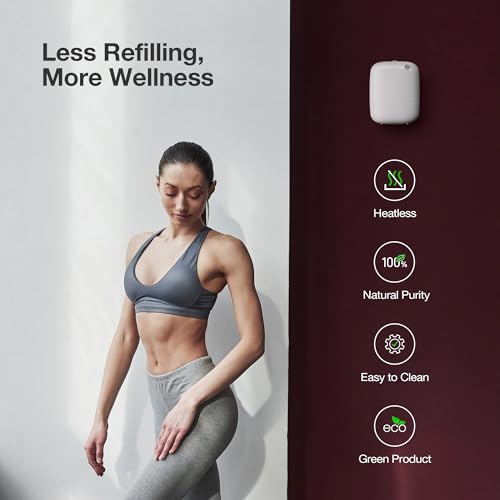 Airversa Waterless Essential Oil Diffuser for Home Large Room and Commercial Use, Up to 2000 sq ft, App Control Cold Air D...