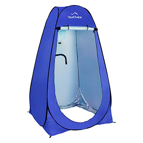 Your Choice Pop Up Privacy Shower Tent, 3.9 x 3.9 x 6.2FT Portable Camping Changing Room, Instant Setup Outdoor Shelter wi...