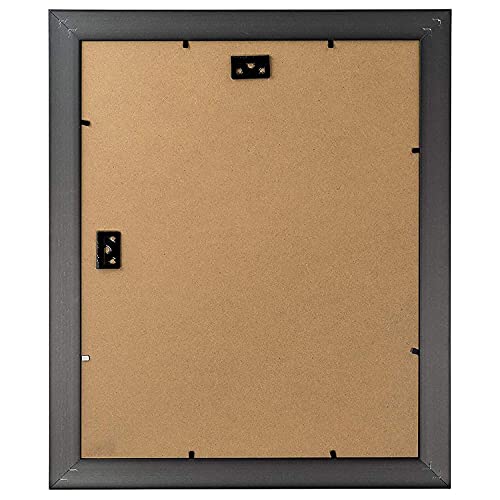 Golden State Art, 11x14 Ornate Finish Photo Frame, with White Mat for 8x10 Picture & Real Glass, Color: Bronze