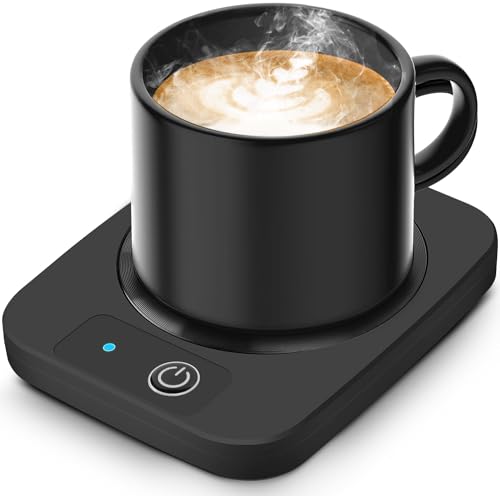 Candle Warmer & Coffee Mug Warmer, Electric Coffee Warmer with Aluminum Metal Panel, 131℉ Beverages Coffee Warmer for Heat...