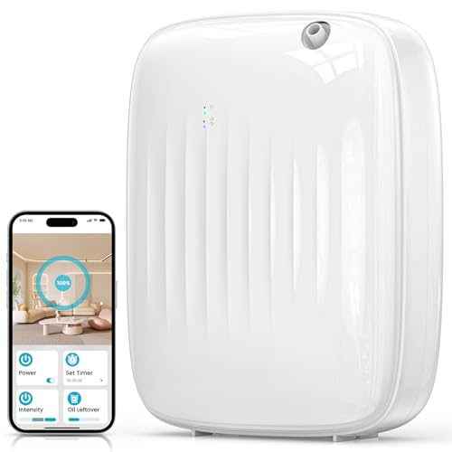 Ziweo Waterless Essential Oil Diffuser - Whole-Home Scent Diffuser Up to 3000sq.ft for Home & Room, Hotel Diffuser - Cold ...