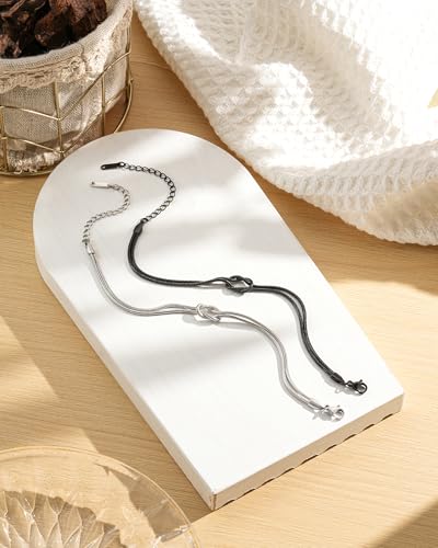 Tarsus Matching Couples Bracelets Love Knot Relationship Jewelry Christmas Birthday Anniversary Valentines Couples Gifts f...
