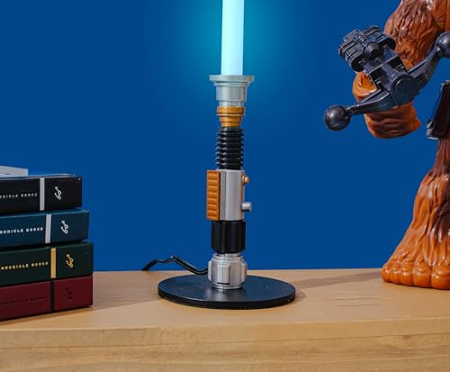 Star Wars OBI-Wan Kenobi Blue Lightsaber 12-Inch Mini LED Mood Light for Nightstand Table