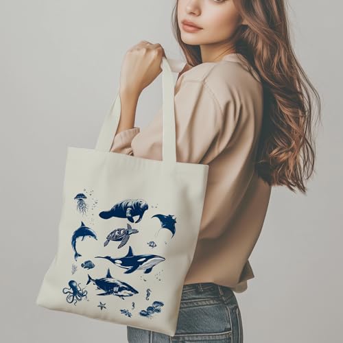 Rone168 Aesthetic Tote Bag for Women | Medium Size with Inner Pocket | Stylish & Practical