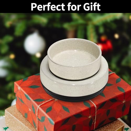 copinpin Wax Melts Warmer, Ceramic Candle Melter Melting Wax 3-in-1 Oil Burner Electric Fits Yankee Large Jar, Scented Can...