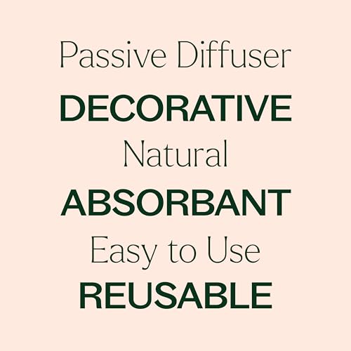 Plant Therapy Passive Lotus Flower Aromatherapy Diffuser - A Chic and Natural Home, Office, and Travel Essential Oil Diffuser