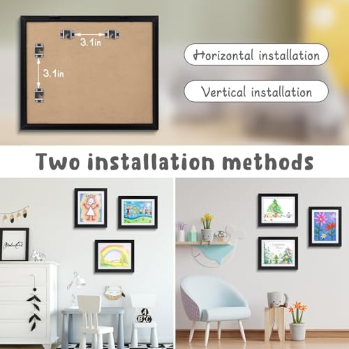 Golden State Art, 10x12.5 Kids Art Frames, Front-Opening Picture Frame Great for Kids Drawings, Artworks, Children Art Pro...