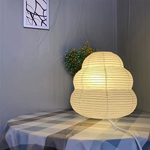 Fosinz Cute Paper Lamp, Ambient Lighting Lamp, Cozy Accent Side Table Lamp, Small Warm Glow Light for Bedroom Living Room ...