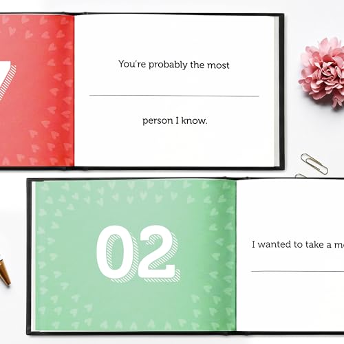 What I Love about You Book - Valentines Day Gifts for Him, Her - Fill-in-the-Blank Book for Men, Boyfriend, Husband, Wome...