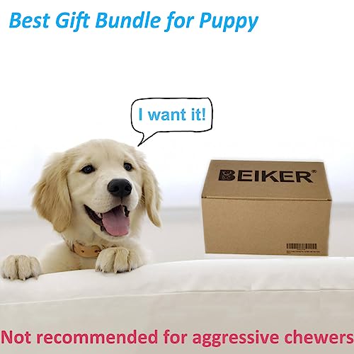 Beiker Dog Teething Chew Toys - 15 Pack Small Medium Breed Puppy Toy, Variety Dogs Rope Chew Toys Bundle for Boredom, Pet ...