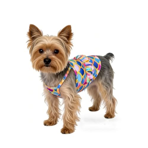 Funny Dog Swimwear Bikini Summer Dog Clothes Beach Swimsuit Puppy Bathing Suit Puppy Vest Cooling Pet Shirt for Small Dog...