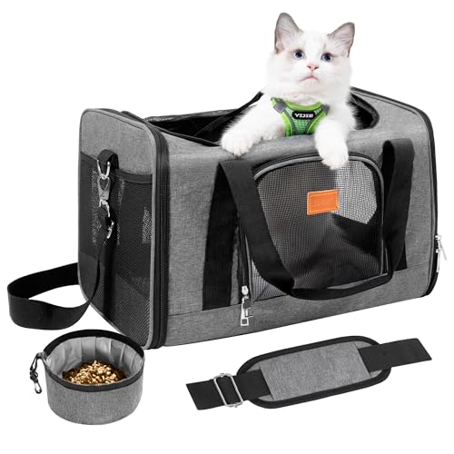 ROYPET Cat Carrier,Portable Pet Carrier Bag for Cats and Small Dogs,Foldable Soft-Sided and Scratch-Proof mesh Cat Bag Pet...