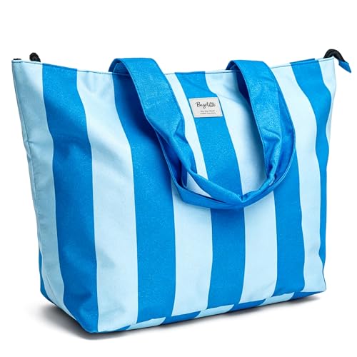 Bagelite Beach Bags Waterproof Sandproof, XL Large Pool Tote Bag for Women