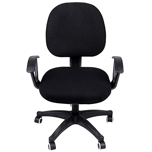 Smiry Stretch Jacquard Office Computer Chair Seat Covers, Removable Washable Anti-dust Desk Chair Seat Cushion Protectors...
