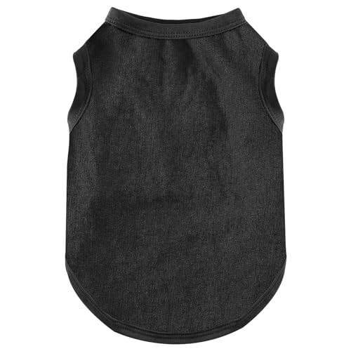 Dog Shirt Vest Clothes for Small Dogs Boy Girl Summer Solid Stretchy Puppy T-Shirts Soft Cool Breathable Lightweight Dog S...