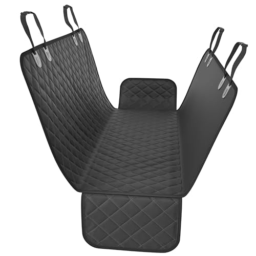 Active Pets Black XL Dog Car Hammock Back Seat Cover, Waterproof Backseat Cover Protector for Truck Bench Rear of Sedans o...