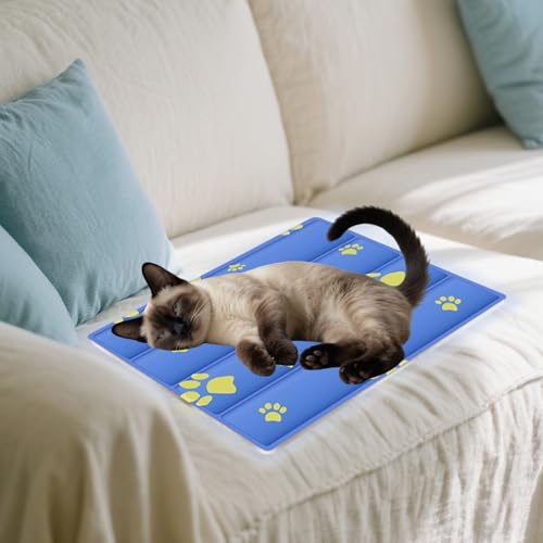 Cooling Dog Bed, Premium Pet Cooling Mat Waterproof & Scratch-Resistant, Non-Slip Summer Essential for Dogs Cats, Foldable...
