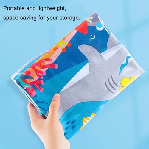 ZHAKKE Thickened Cat Water Bed Sensory Playmat 27.16 x 19.68 in Square Sensor Cat Cooling Mat for Pets Playing Sleeping Al...