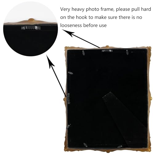OIGUMR Gold Picture Frame 11x14 Picture Frame Gold Photo Frame Ornate Frame Made of Glass, Resin