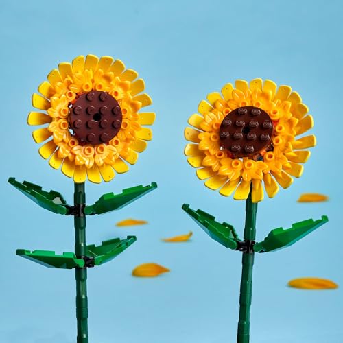 LEGO Sunflowers Building Toy for Kids, Girls and Boys Ages 8+ - Artificial Sunflowers for Home Decor and Display - Birthda...