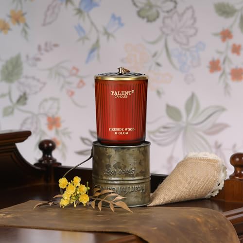 Jar Candles for Home Scented, Aromatherapy Candles Gifts for Women & Men, Natural Soy Candle, 8.4oz Traditional Style Fire...