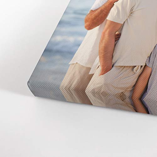 Smile Art Design Custom Canvas Print – Personalized Photo Wall Art, Made to Order in USA, Premium Canvas, Gallery Wrapped