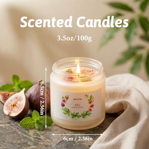 Scented Candles for Home,8 Pack Soy Candles Gift Set for Women,Aromatherapy Candle with Crystals Inside-Perfect for Mothe...