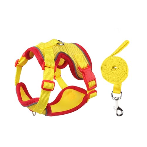Cat Harness and Leash Set for Walking – Escape-Proof Reflective Vest for Cats and Small Dogs, Adjustable Soft Air Mesh wit...