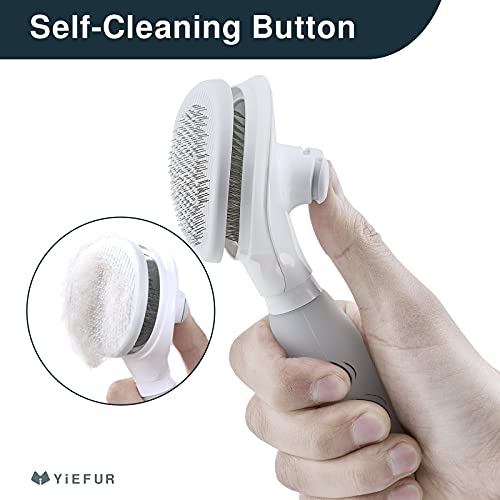 Cat Hair Brush,Cat Brush for Shedding,Soft Silicone Self Cleaning Brushes for Short and Long Haired Cats for Grooming and ...